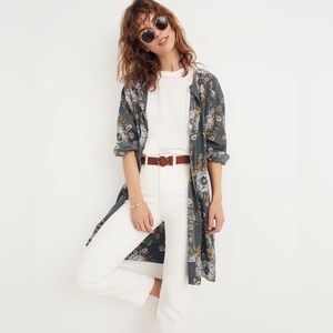 Madewell Robe Jacket in Painted Blooms